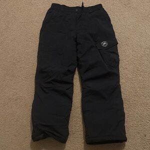 Kids Black snow ski pants